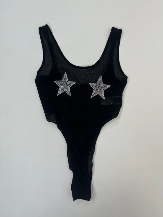 super star mesh onesie