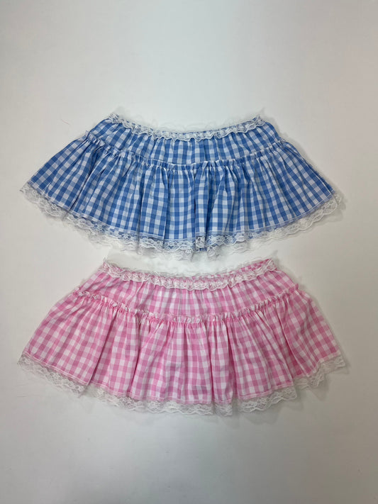 picnic ruffle mini skirts